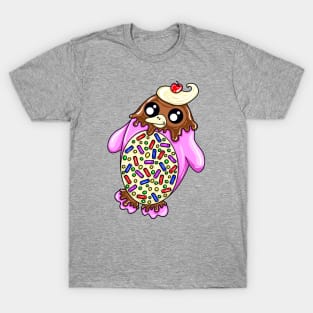 Strawberry Ice Cream Penguin T-Shirt